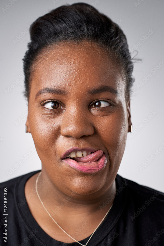 Fototapeta premium Silly funny face