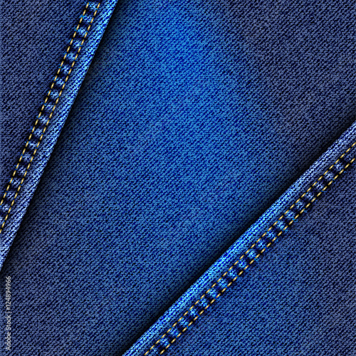 Denim background. Vector eps10 illustration.