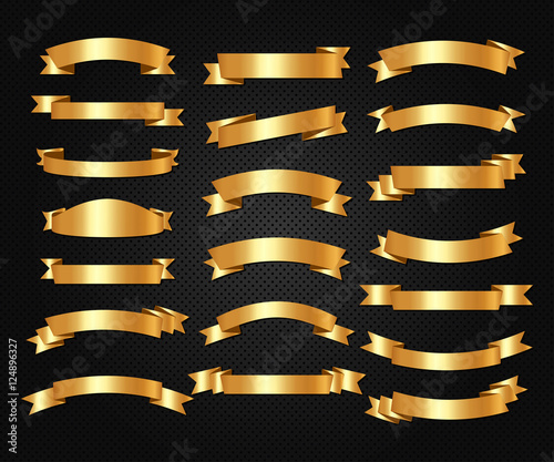 Luxury, Elegant and Royal Ribbons Vector Design