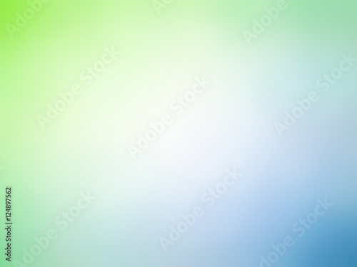 Abstract gradient green blue colored blurred background