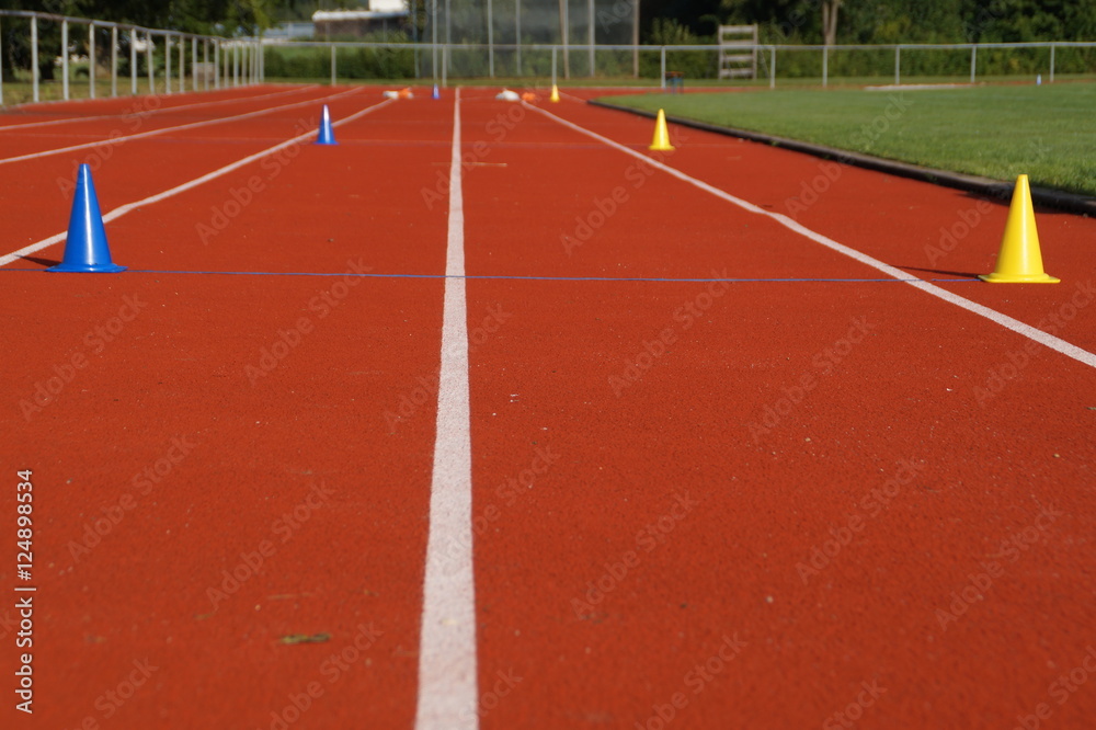 Tartanbahn Stock Photo Adobe Stock