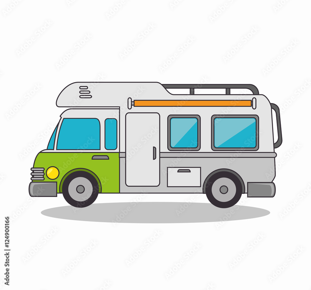 trailer camp isolated icon vector illustration design trailer camp isolated icon vector illustration design
