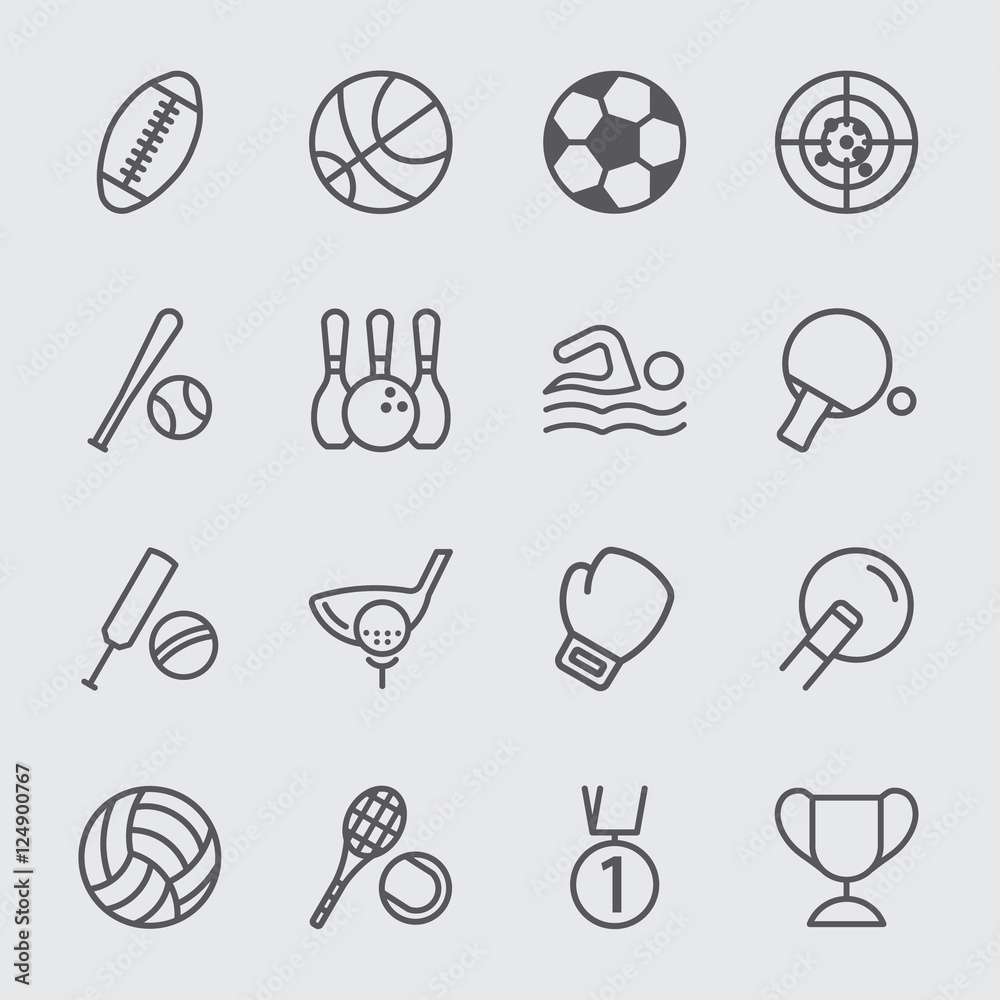 Sport line icon