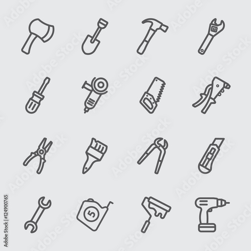 Tools line icon