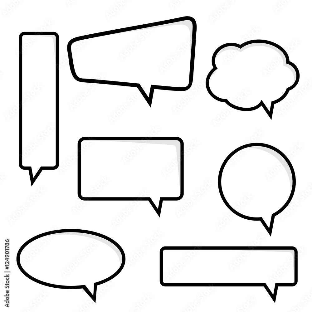 Speech Bubble, Vector