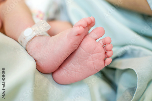 New born feet
