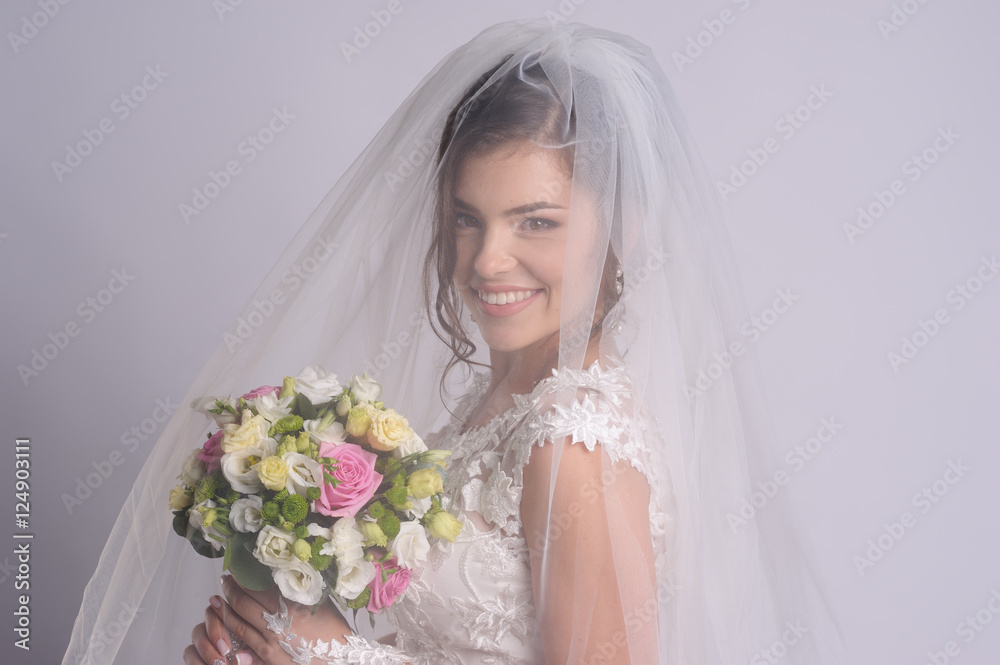 Naklejka premium Young bride