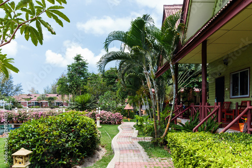 Cottages on the Bay in a tropical garden
