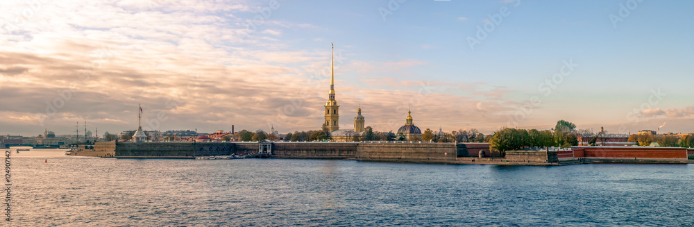 panoramic Peter and Paul Fortress,Peter and Paul Fortress