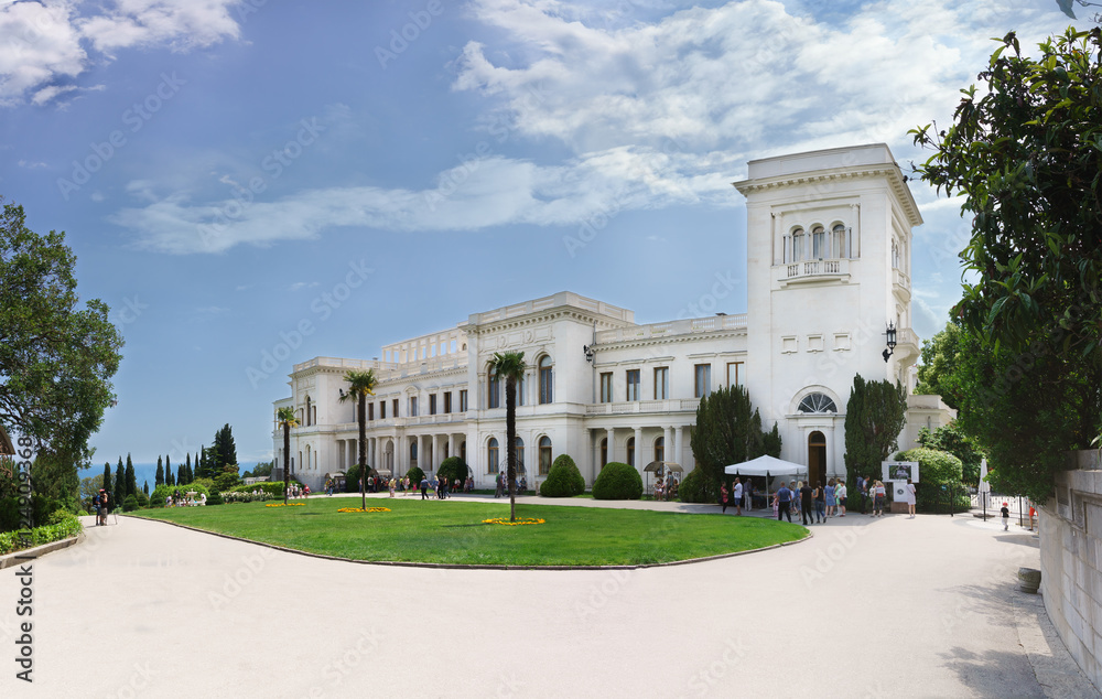 Livadiya Palace - former residence of the Russian emperors, located on the Black Sea coast in the village of Livadia in Yalta