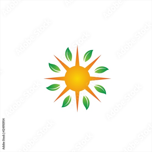 green leaves sun life logo