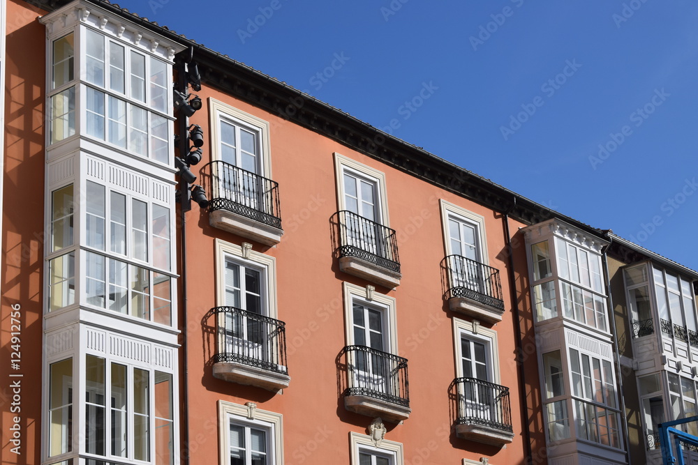 Fototapeta premium Casas de ladrillos.