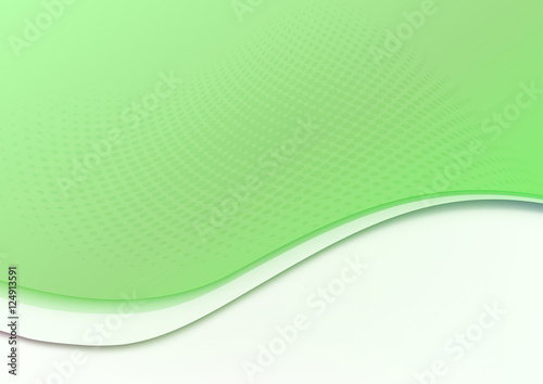 abstract green background with waves and dot texture