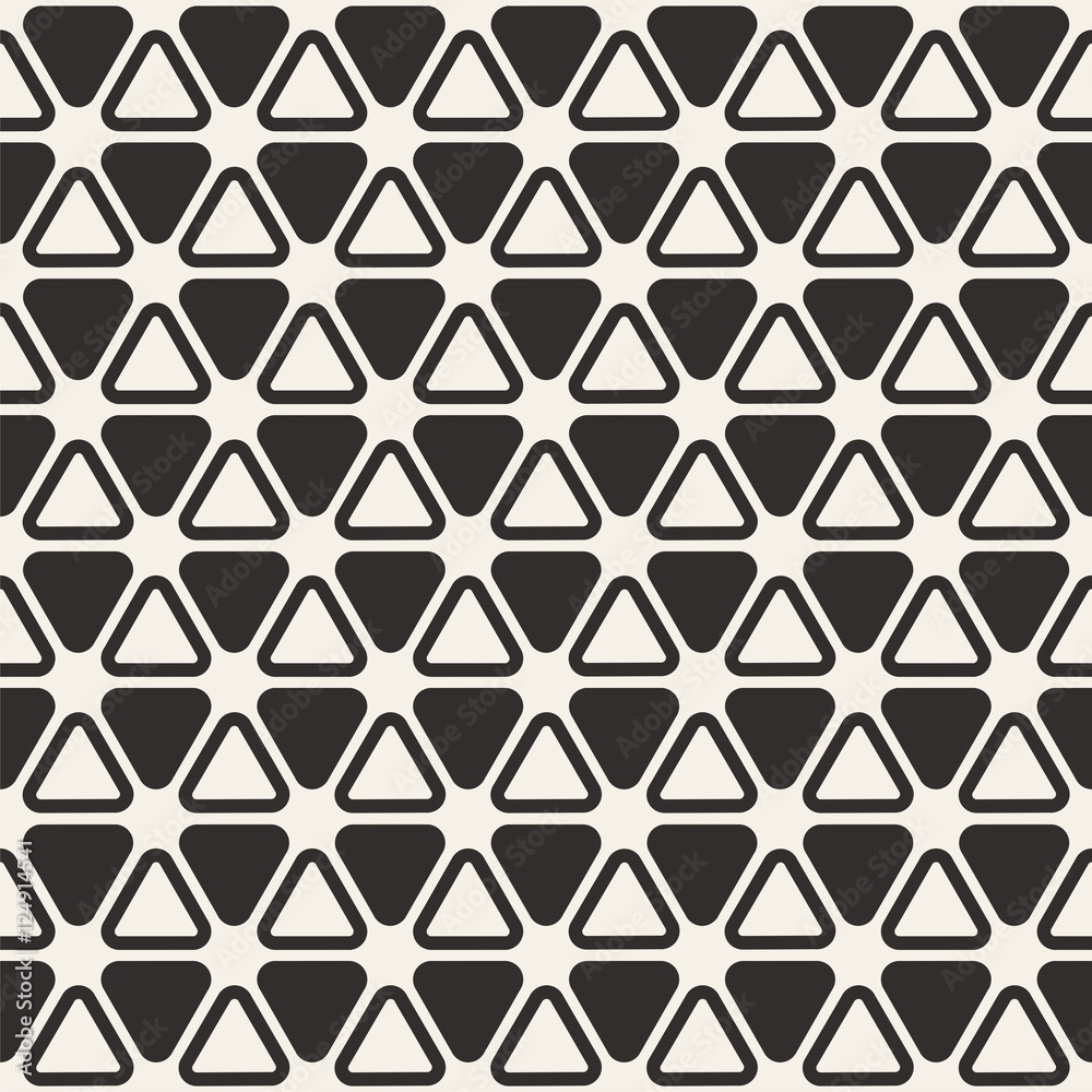 Vector Seamless Black and White Tracery Lines Pattern. Abstract Geometric Background Design. Vector illustration
Vector Seamless Black and White Tracery Lines Pattern. Abstract Geometric Background Design. Vector illustration