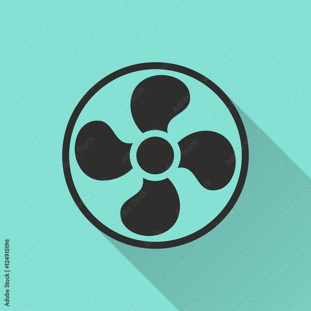 Fan - vector icon. Fan - vector icon.