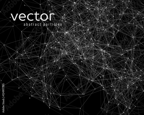 Vector abstract particles.
