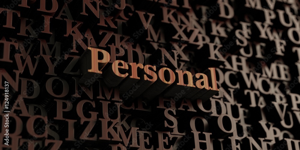 Personal - Wooden 3D rendered letters/message. Can be used for an online banner ad or a print postcard. Personal - Wooden 3D rendered letters/message. Can be used for an online banner ad or a print postcard.