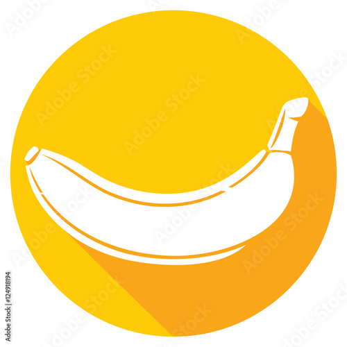 banana fruit flat icon