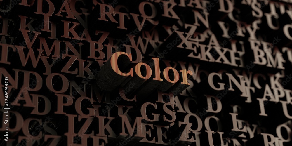 Color - Wooden 3D rendered letters/message.  Can be used for an online banner ad or a print postcard.