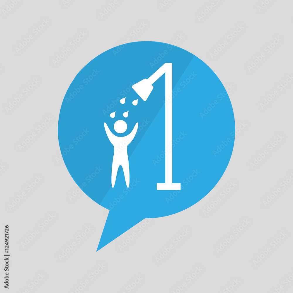 icon shower water symbol design vector illustration icon shower water symbol design vector illustration