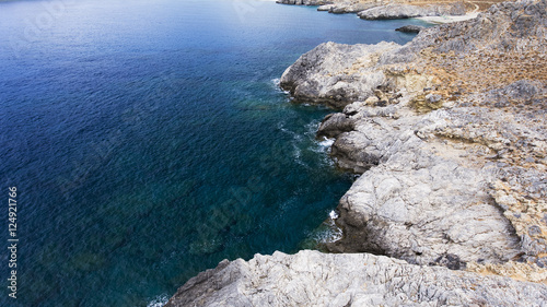 Beautiful view of cliffs at seashore