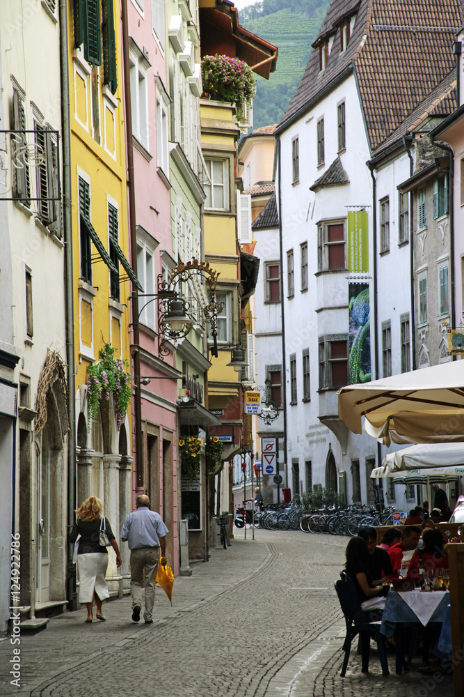 Fototapeta premium pedestrians in street