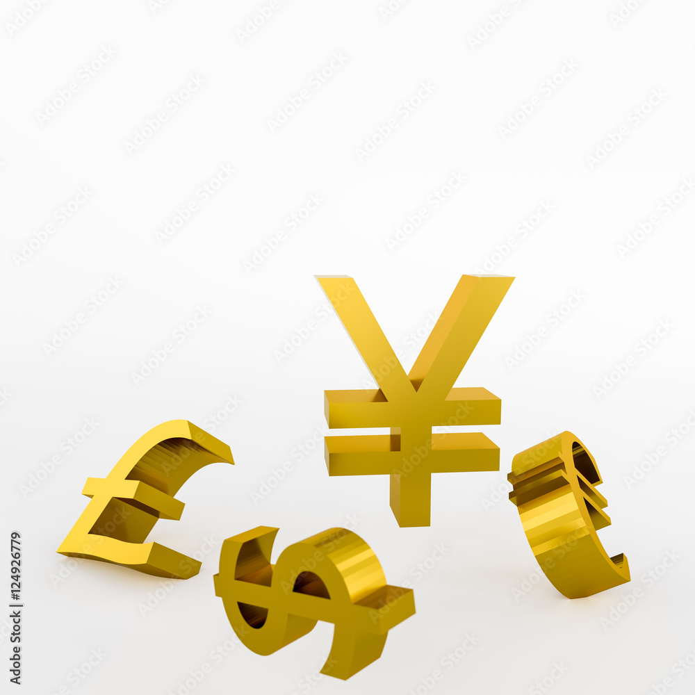 Chinese yuan stand up Chinese yuan stand up