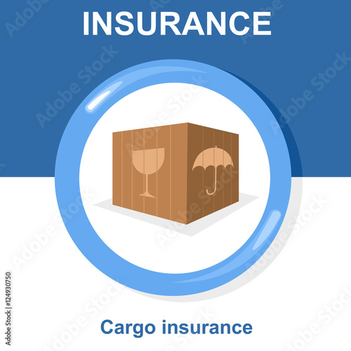 Vector flat insurance icons