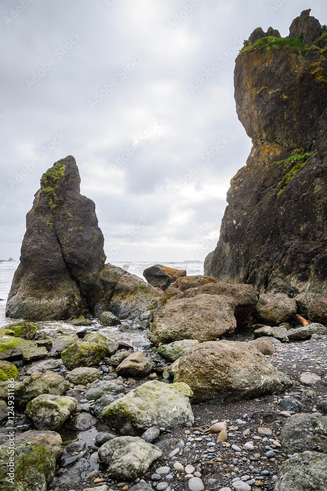 Pacific coast, Olympic National Park Pacific coast, Olympic National Park
