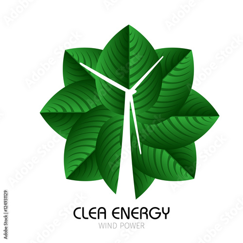 Clean energy illustration