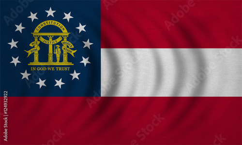Flag of Georgia state wavy detailed fabric texture Free Download Flag of Georgia state wavy detailed fabric texture - GFXLoad