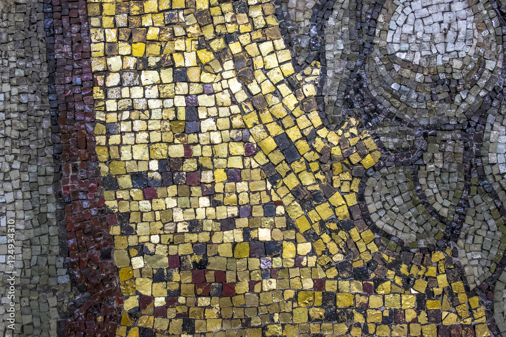 Closeup of Mosaics in St. Peter's Basilica in Rome Closeup of Mosaics in St. Peter's Basilica in Rome