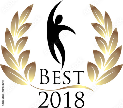 Best 2018 isolated logo