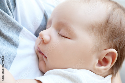 Portrait of cute sleeping b...