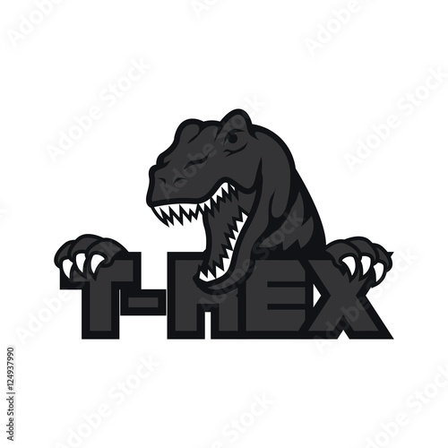 Dinosaurs logo template for your business