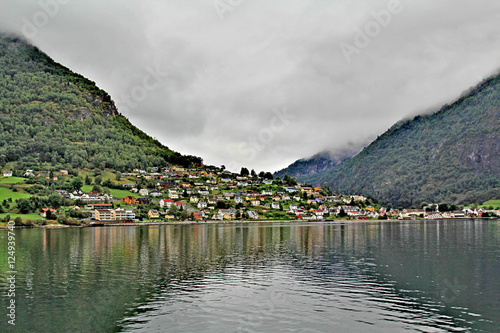 Norwegian nature late fall away from major cities photo