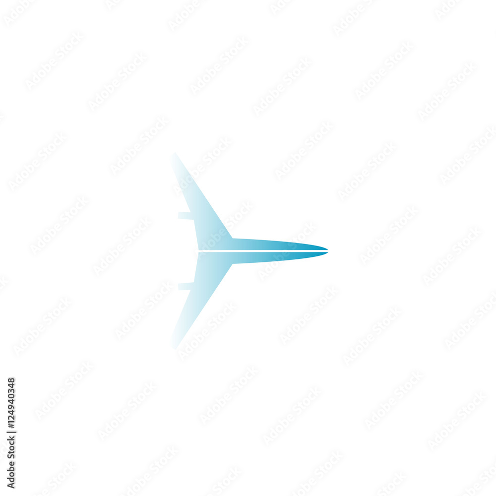 Simple Plane Logo Icon Vector