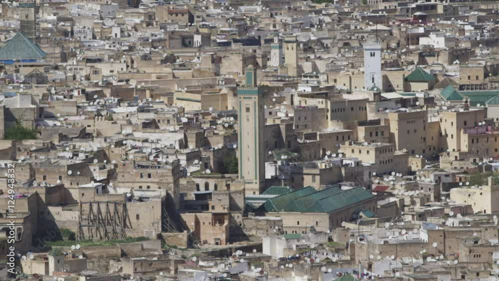 Marrakech, Morocco cityscape wide. Marrakech, Morocco cityscape wide.