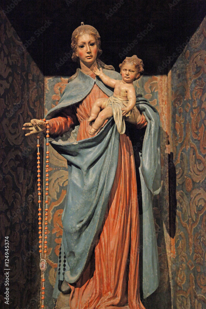 Obraz premium modonna n jesus statue