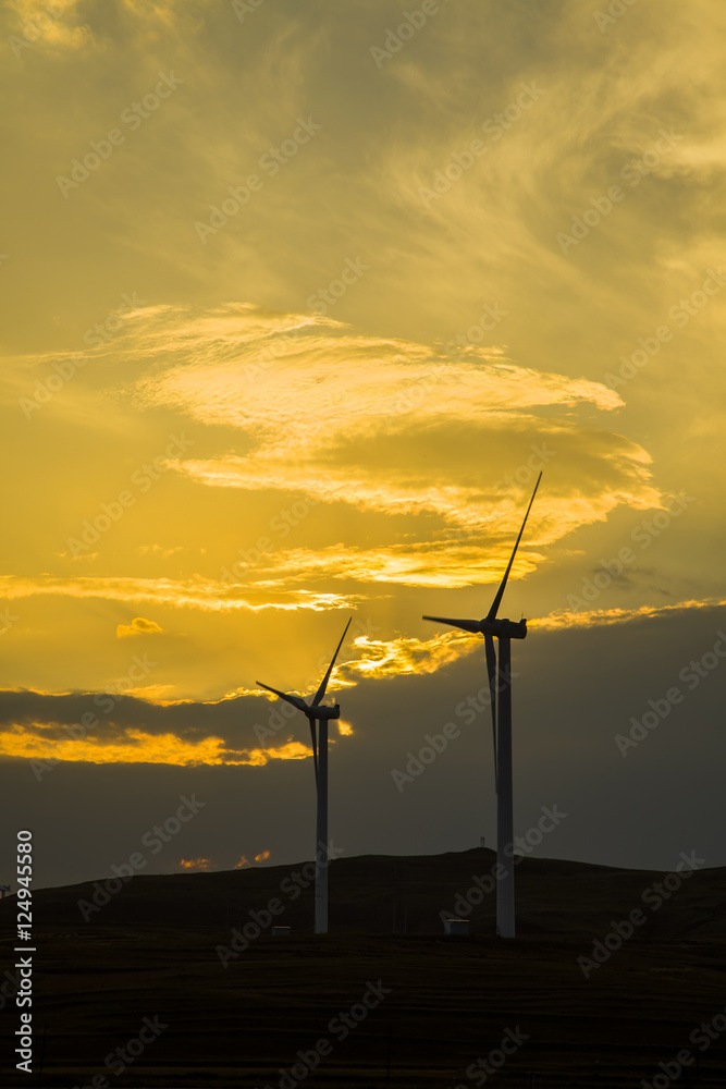 Obraz premium wind turbines