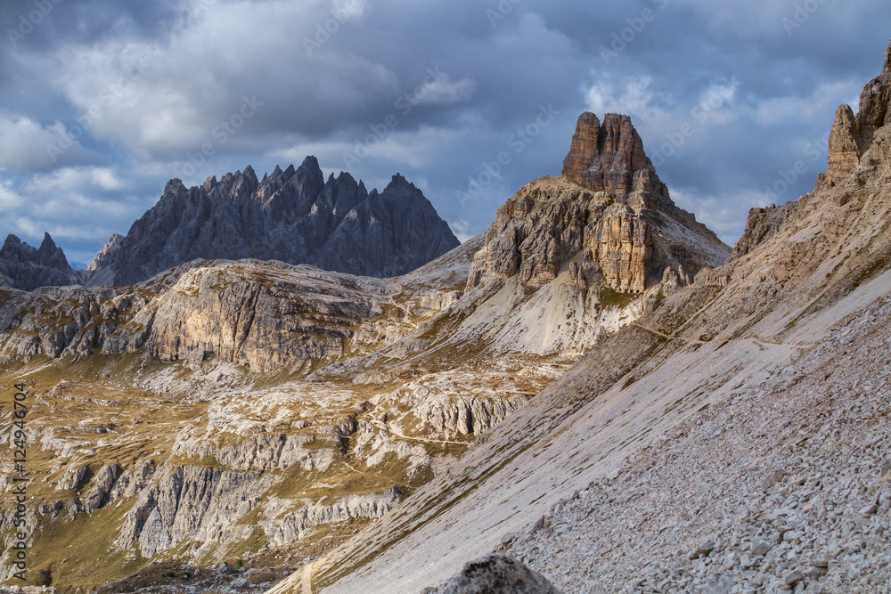 Mountains Panorama of the Dolomites