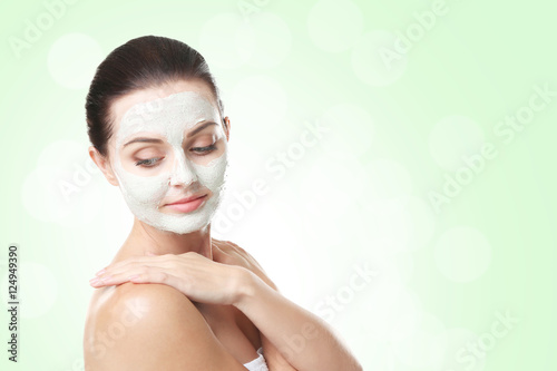 Beautiful young woman with ...