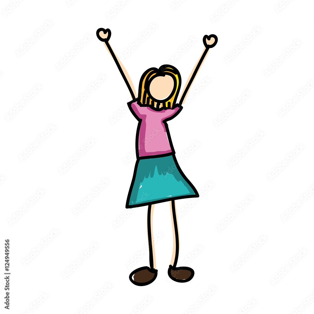 cartoon woman icon image vector illustration design cartoon woman icon image vector illustration design