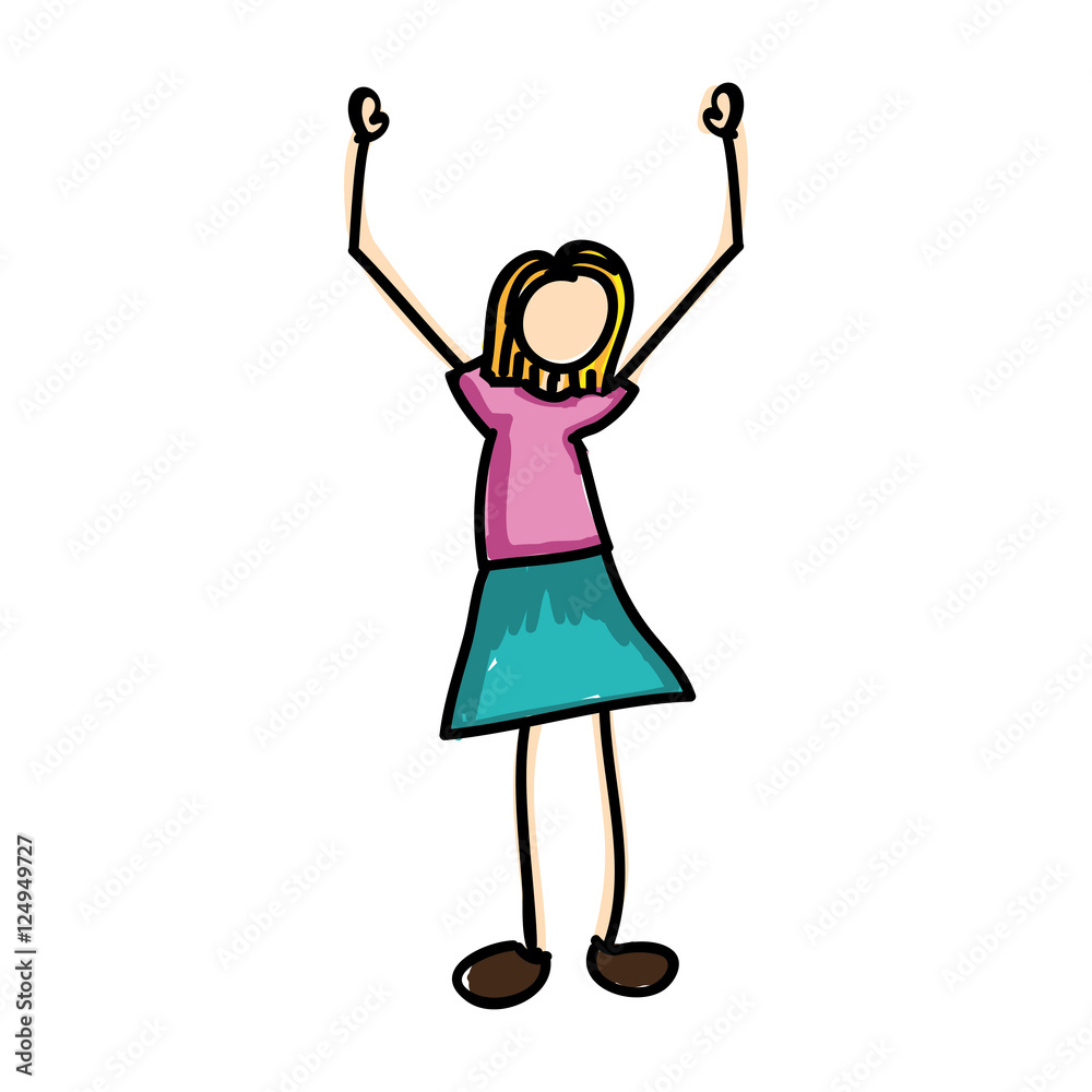 cartoon woman icon image vector illustration design cartoon woman icon image vector illustration design