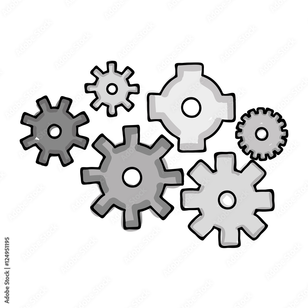 gear cartoon icon image vector illustration design gear cartoon icon image vector illustration design