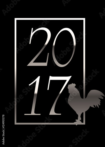 Vector Merry Christmas poster elements.New year 2017 for your design.