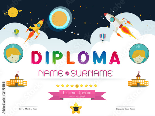 Certificate kids diploma