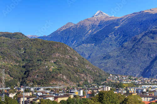 View in the city of Bellinzona, Switzerland © photogearch