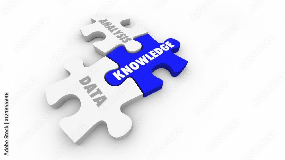 Knowledge Puzzle Pieces Data Analysis Insight Wisdom 3d Animation Knowledge Puzzle Pieces Data Analysis Insight Wisdom 3d Animation