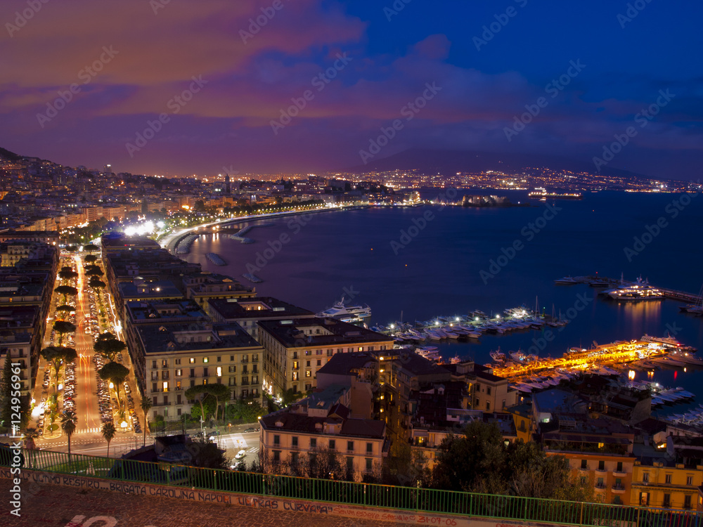 Night view of Napoli